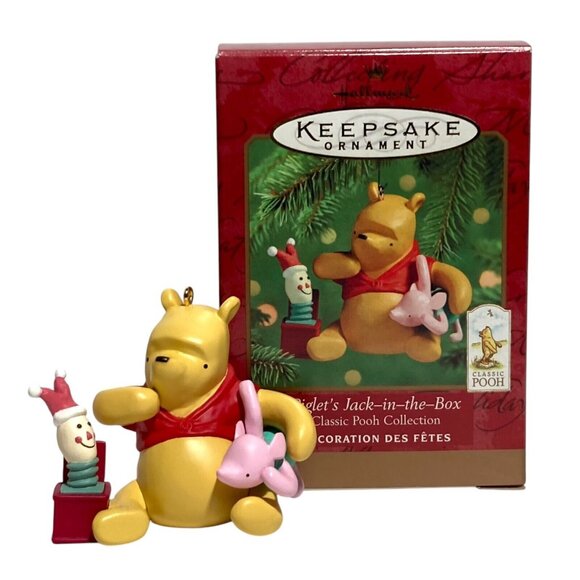 Hallmark Keepsake Ornament 3 Winnie the Pooh Piglet Tigger Friendship Plate XMAS - Picture 2 of 12